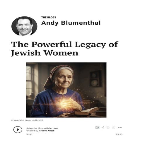 The Blogs_ The Powerful Legacy of Jewish Women _ Andy Blumenthal _ The Times ...