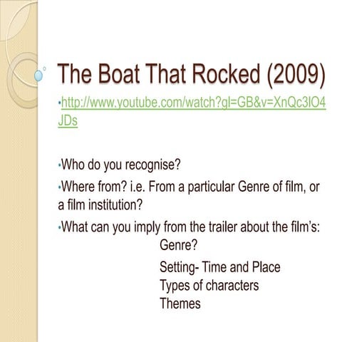 The boat that rocked (2009)