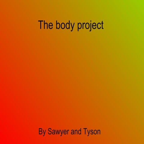The body project