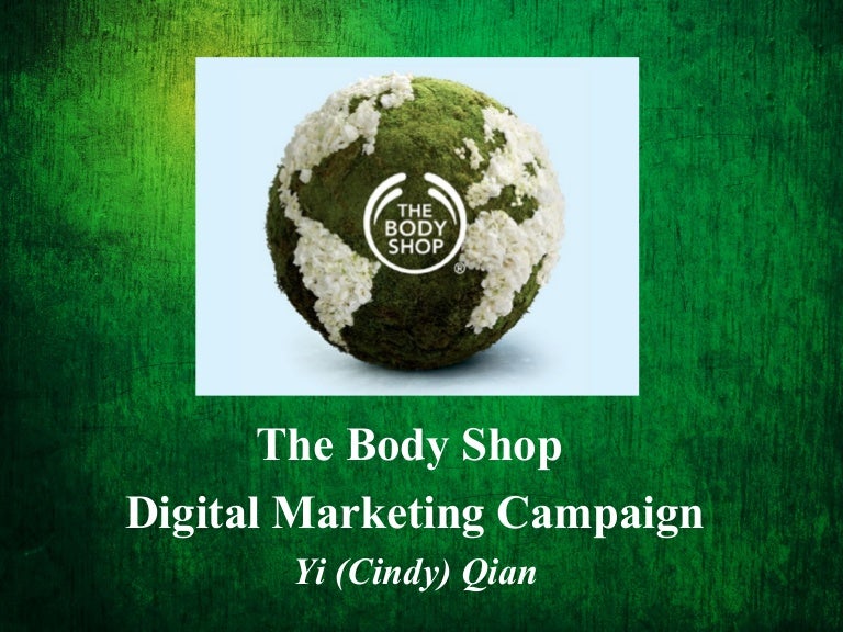 The Body Shop Digital Marketing Campaign