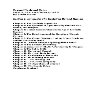 Beyond Flesh and Code: Exploring The Future of Humanity and AI