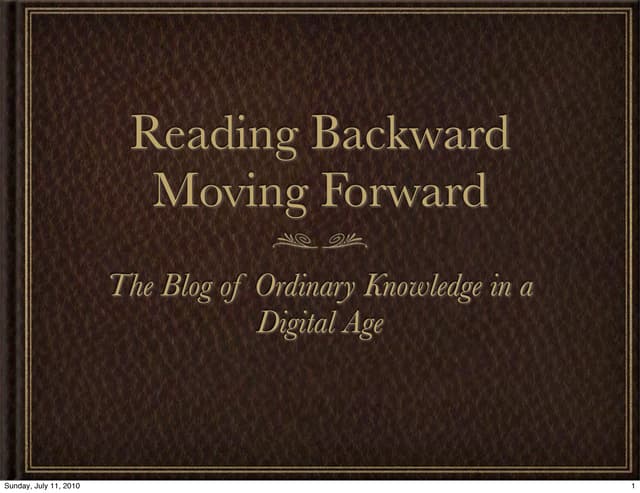 The Book, Eci511, 071110 Reduced