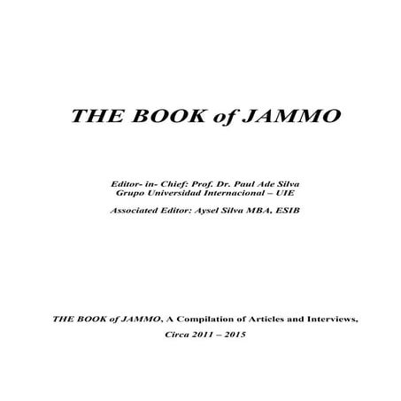 Prof. Dr. Paul Silva, Editor-in-Chief, JAMMO, Talks to Adjunct Prof ...