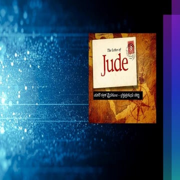 యూదా పత్రిక ధ్యానములు  (The epistle written by  jude)