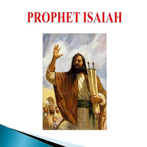 The Book of Prophet Isaiah; Isiaha in Lenten readings - new.ppt