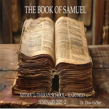 The Book of Samuel Prophet of the O.T.ppt