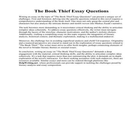 The Book Thief Essay Questions.pdf