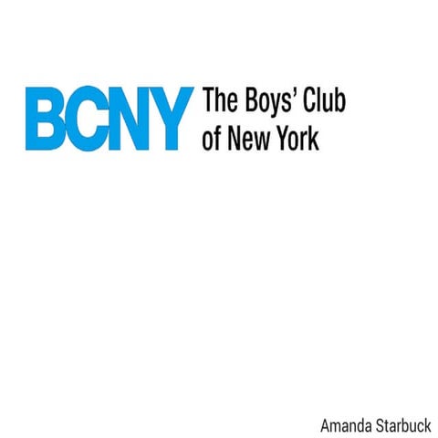 The Boys' Club of New York