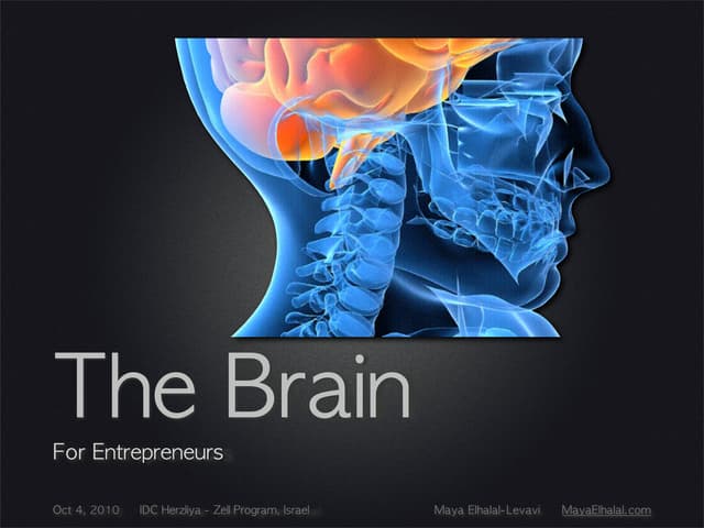 Thebrainforentrepreneursbymayaelhalal 