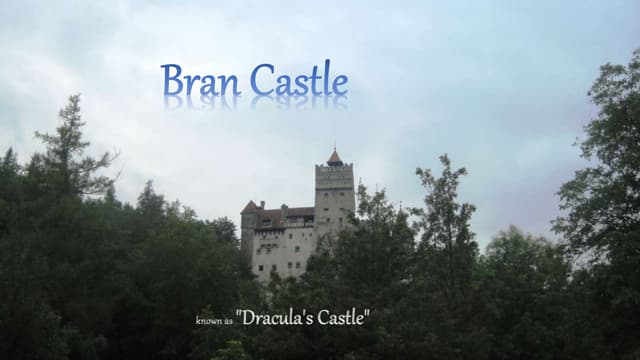 Dracula's Castle,Romania -  Bran Castle