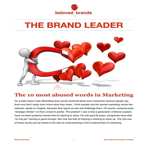 The 10 most abused words in Marketing