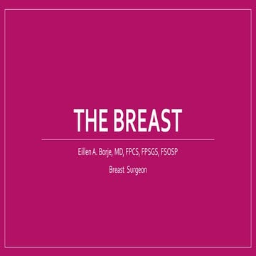 The Breast surgery powerpoint presentation
