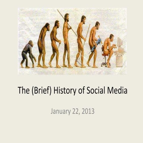 The (Brief) History of Social Media