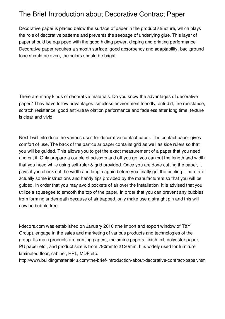 Brief introduction thesis image