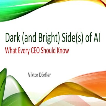 The bright and dark side of AI | PDF