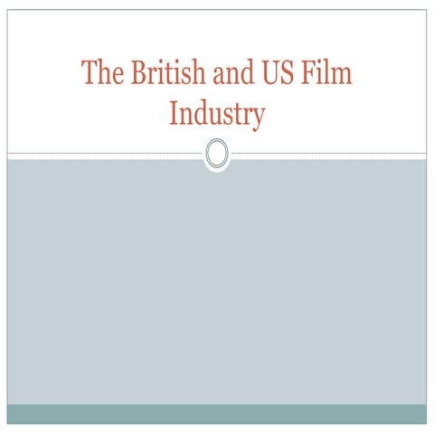 The British and US Film Industry