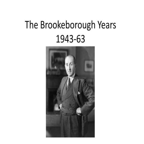 The Brookeborough years 