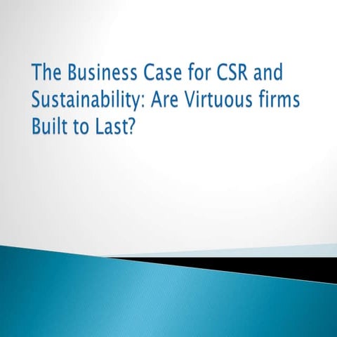 The Business Case for CSR and Sustainability.ppt