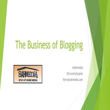 The business of blogging: How to make your blog part of your marketing stategy