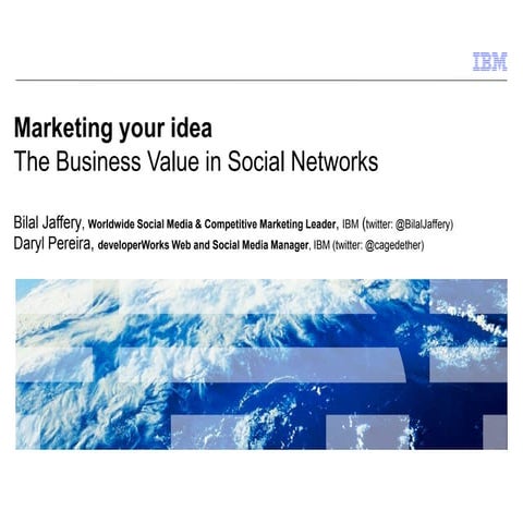 Social Business - The Business Value in Social Networks