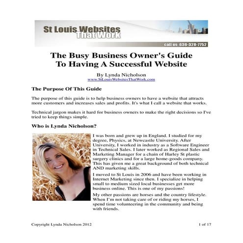 The Busy Business Owners Guide To Having A Successful Website