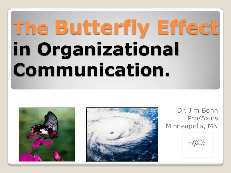 The Butterfly Effect in Organizational Communication