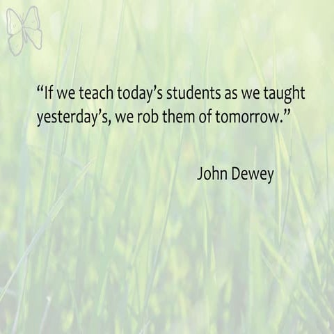 Tools for PBL: The Butterfly Effect