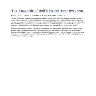 The buzzards of hell