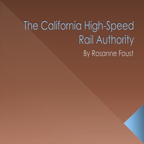 High Speed Rail Presentation | PDF