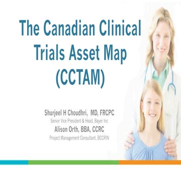 The Canadian Clinical Trials Asset Map (CCTAM) - Shurjeel H Choudhri and Alis...