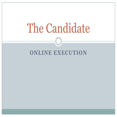 The candidate 30 3 2011