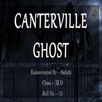 The canterville ghost