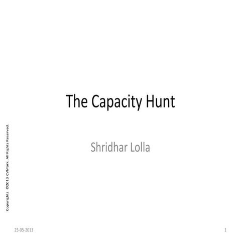 Take the Capacity Hunt Challenge