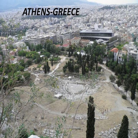 The capital of greece(athens ) the acropolis