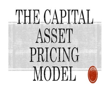 THE CAPM.pptx
