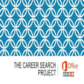 The career search project