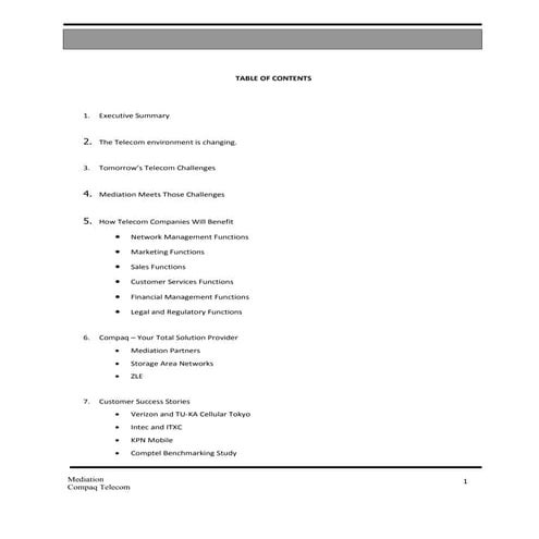 The Case For Compaq Mediation Technology Hp