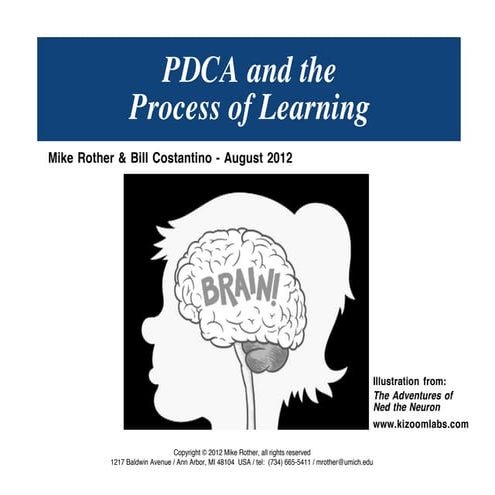 PDCA - Learning Along the Way