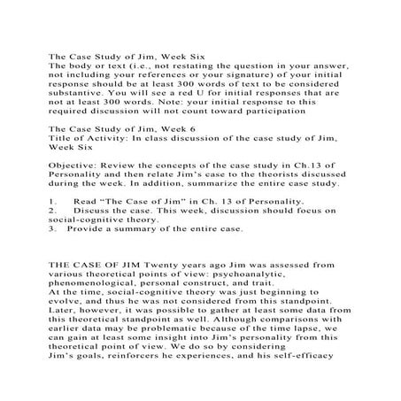 The Case Study of Jim, Week Six The body or text (i.e., not rest.docx