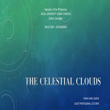 The celestial clouds- GALAXY