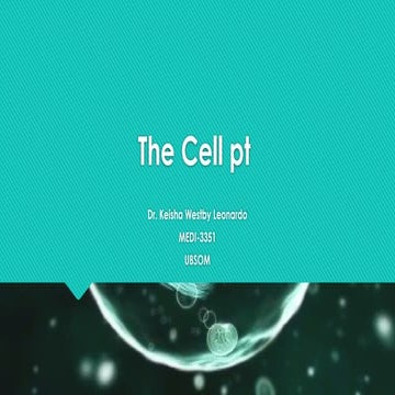 The Cell part 2.pptx Cell membrane and components