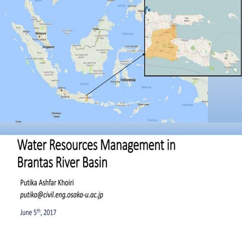 Water Resources Management in Brantas River Basin
