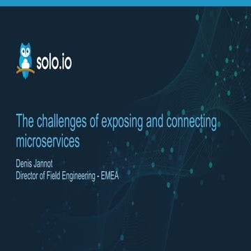 INTERFACE, by apidays - Challenges of exposing and connecting microservices