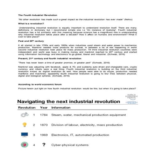 The changing business environment 