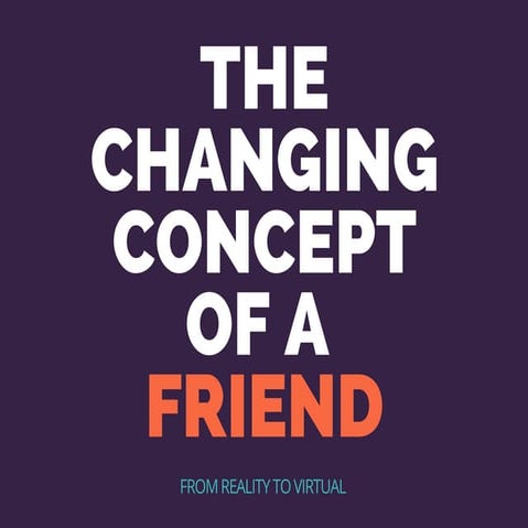 The Changing Concept of a Friend | PDF
