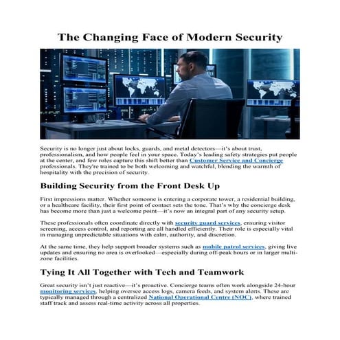 The Changing Face of Modern Security.pdf