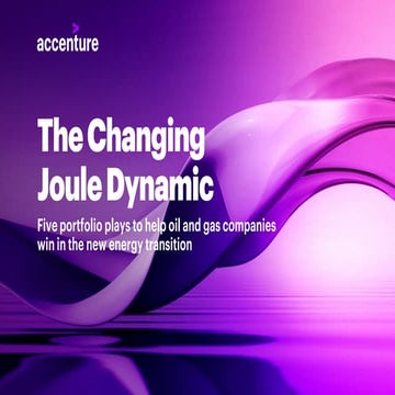 The Changing Joule Dynamic | Accenture