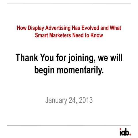 The changing landscape of display & what smart marketers need to know