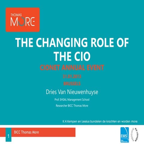 The Changing Role Of The CIO