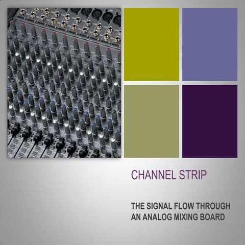 The channel strip presentation